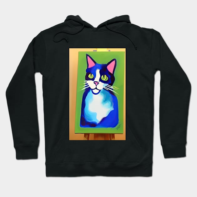 Cat portrait Hoodie by KirlexDream